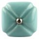 Solid Sage Green Square Ceramic Wine Stopper